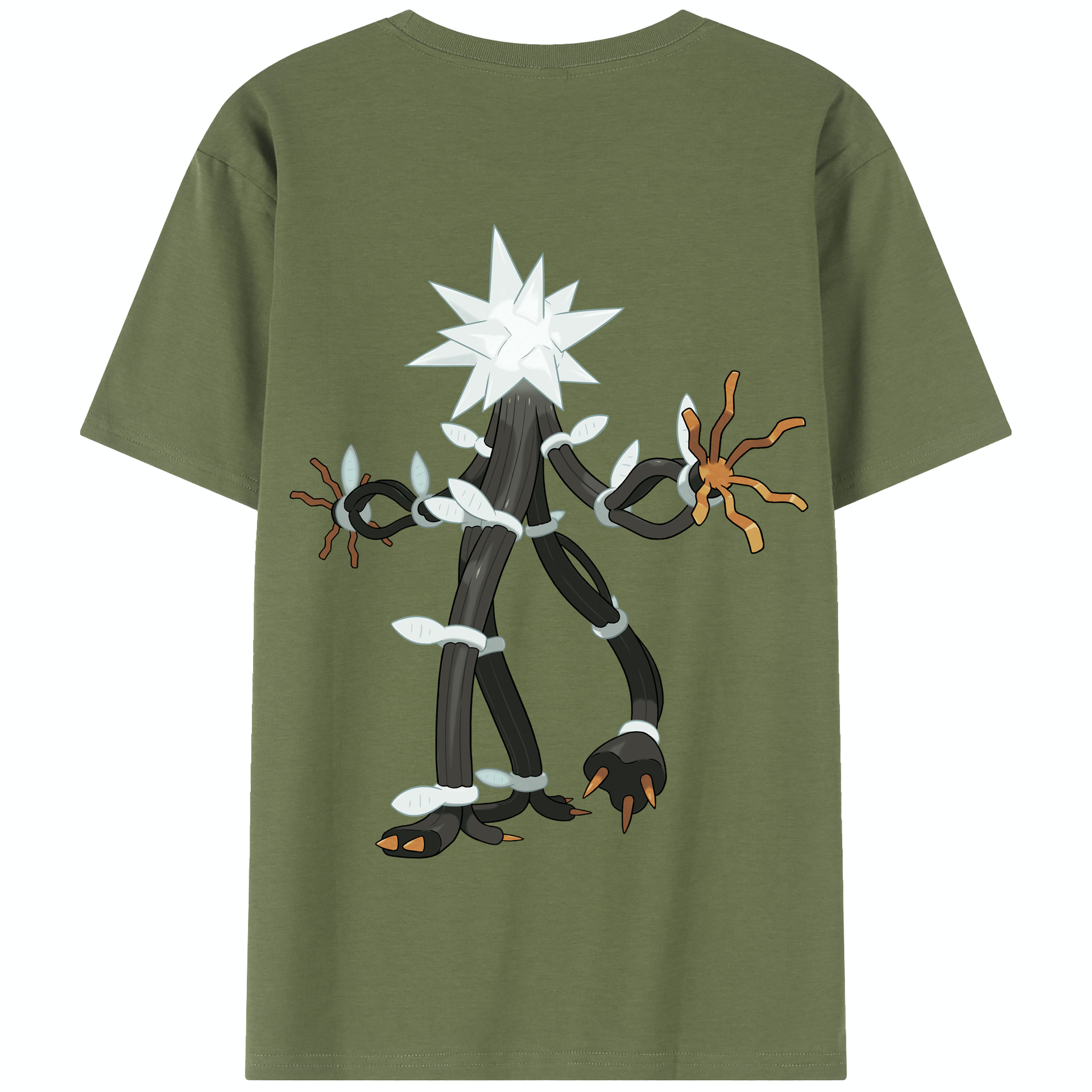（画像用） ポケットモンスター Pokémon 綿100％半袖Tシャツ（背面プリント）